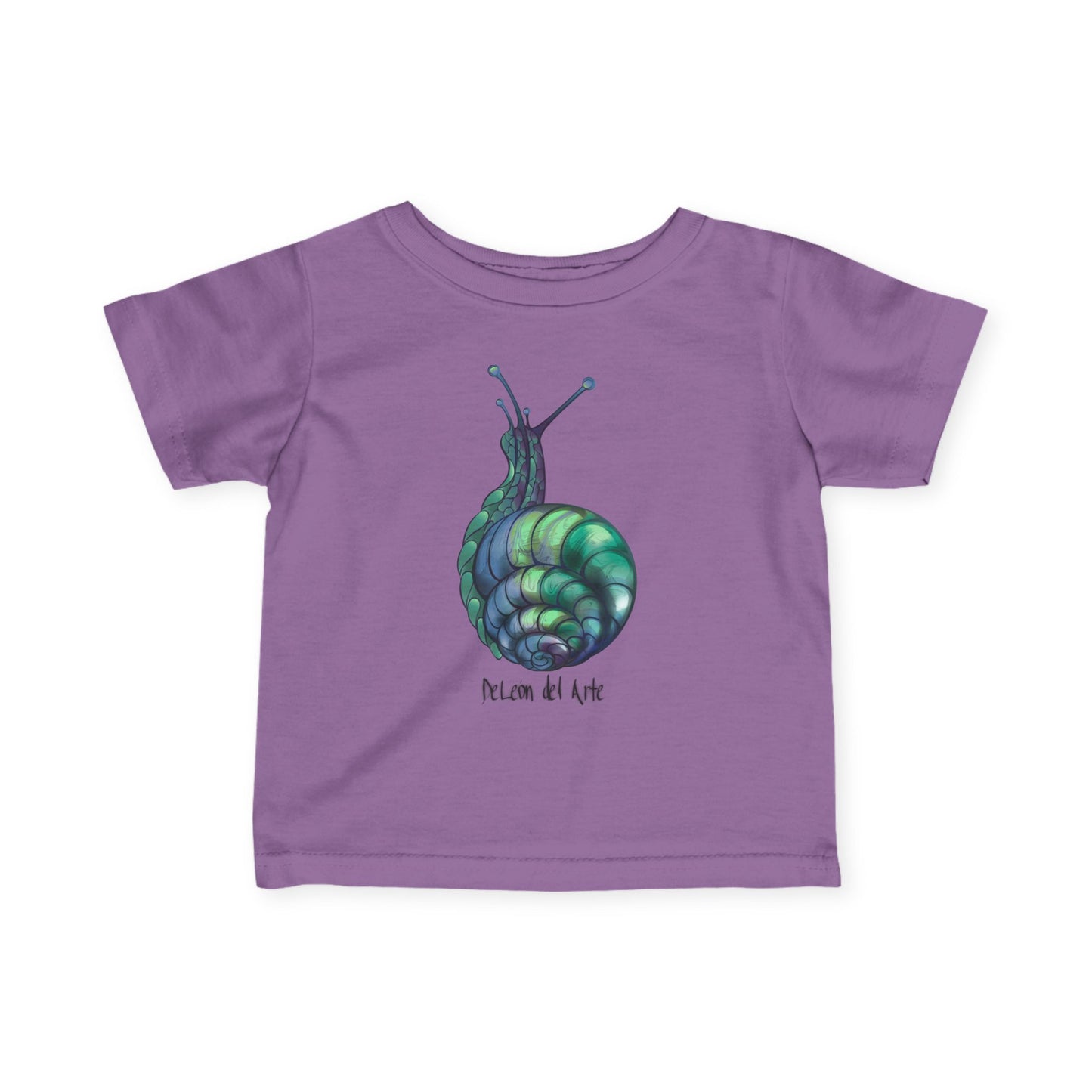 Snail Art Infant Tee, Cute Baby Shirt, Unique Toddler Clothes, Gift for New Parents, Nursery Outfit, Eco-Friendly Baby Apparel