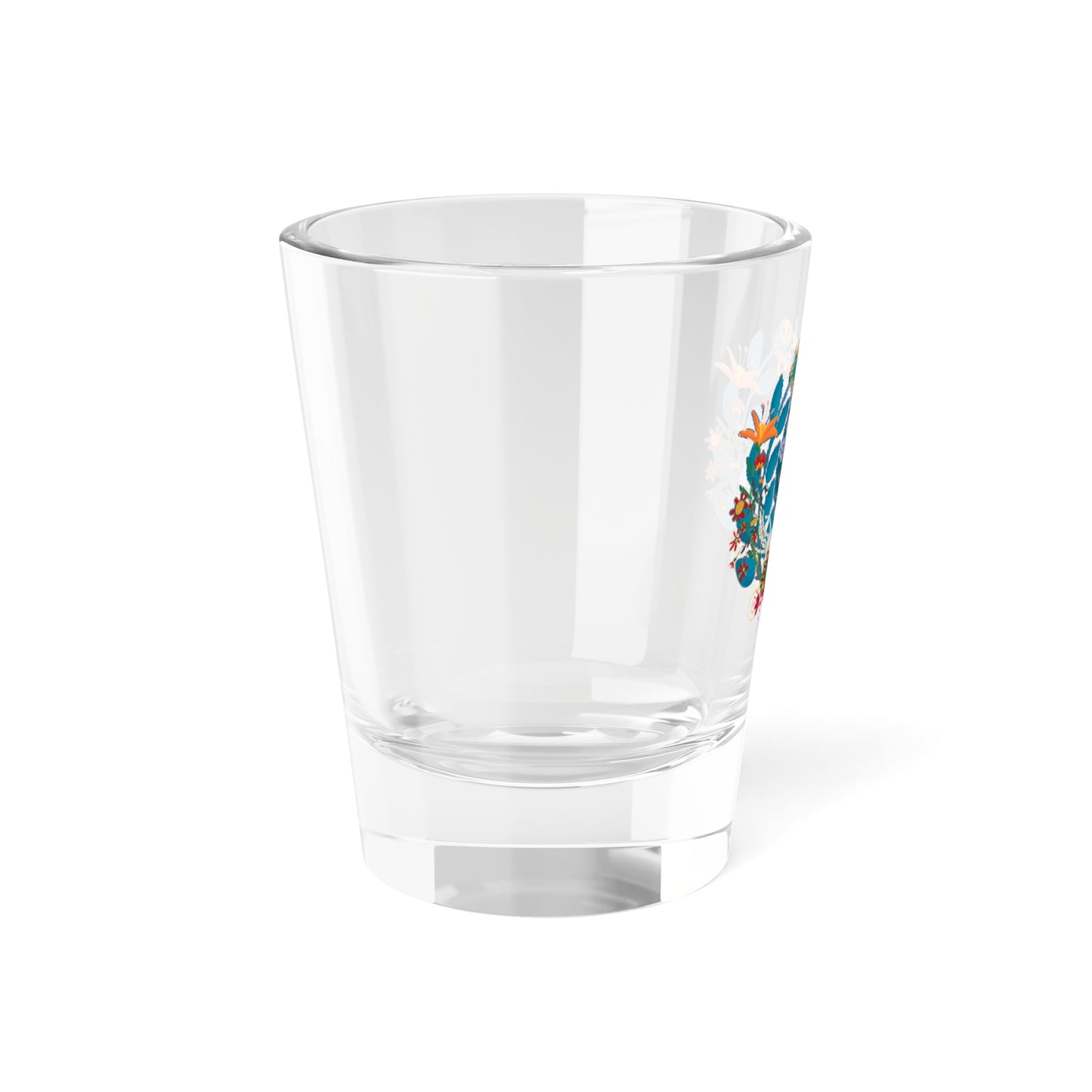 Festive Dia de los Muertos Shot Glass, 1.5oz | Unique Barware for Celebrations, Halloween, Parties, Gifts, Home Decor