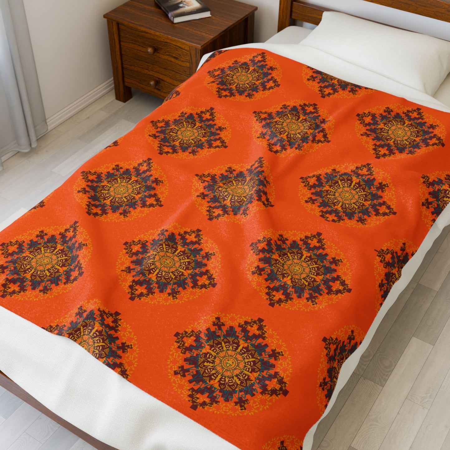 Cozy Vibrant Velveteen Plush Blanket, Warm Throw for Home Decor, Perfect for Gift Giving, Thanksgiving, and Cozy Nights