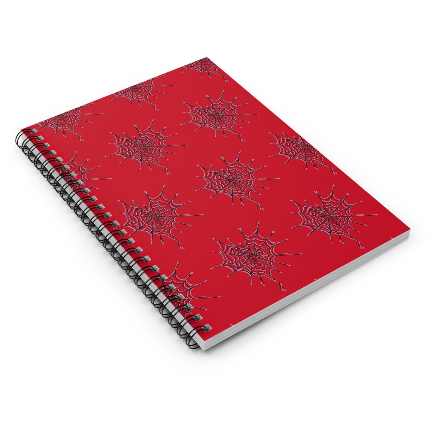 Spider Web Spiral Notebook - Perfect for Halloween, Art Journaling, Daily Notes, School Supplies, Gift Idea
