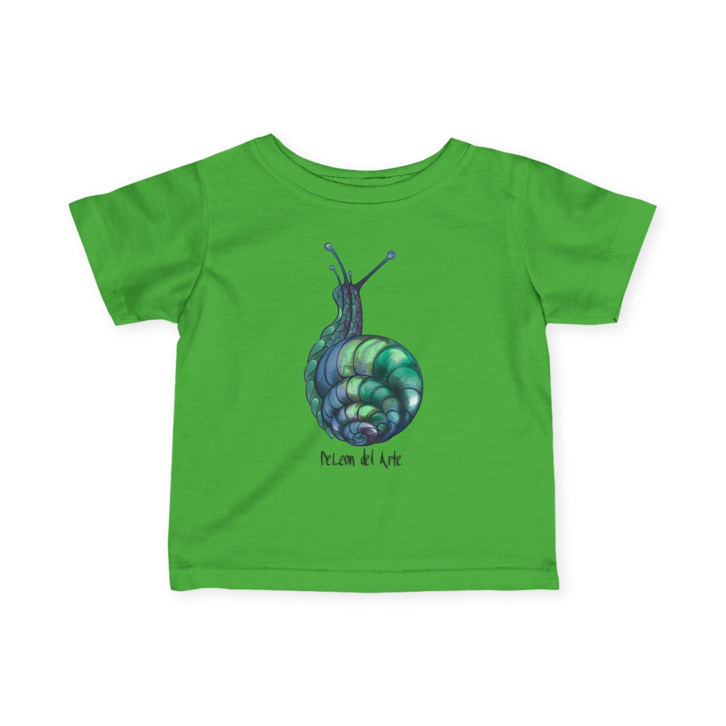 Snail Art Infant Tee, Cute Baby Shirt, Unique Toddler Clothes, Gift for New Parents, Nursery Outfit, Eco-Friendly Baby Apparel