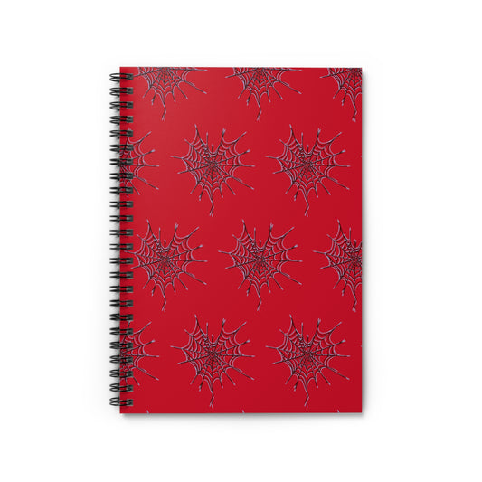 Spider Web Spiral Notebook - Perfect for Halloween, Art Journaling, Daily Notes, School Supplies, Gift Idea