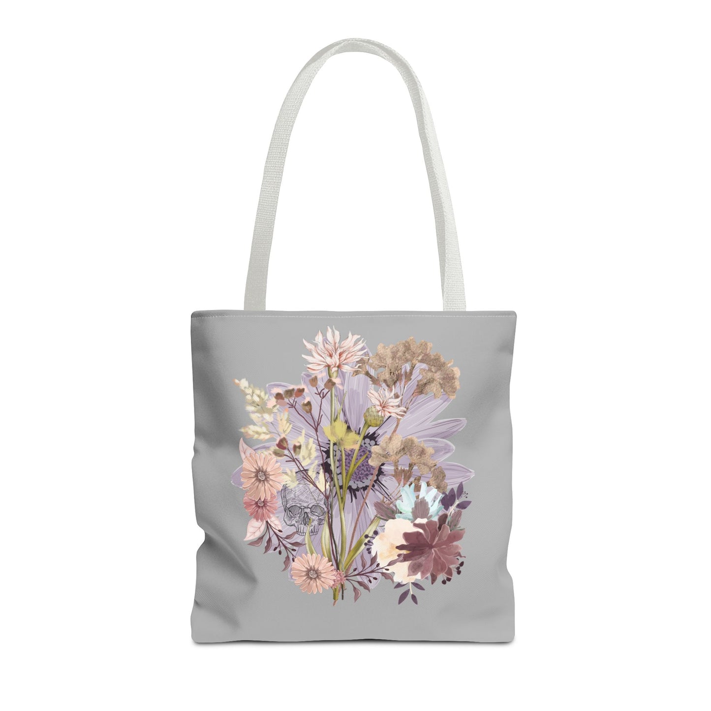 Floral Tote Bag - Vibrant Botanical Design, Spacious Shopping Companion, Eco-Friendly Gift for Nature Lovers, Perfect for Everyday Use