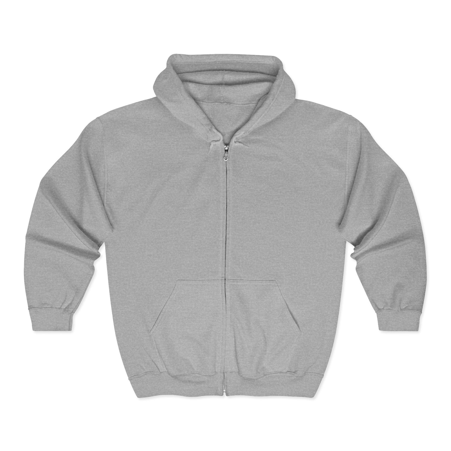 Cozy Unisex Full Zip Hoodie for Everyday Comfort, Stylish Layering for Casual Wear, Gift for Birthdays, Holidays, and Relaxation