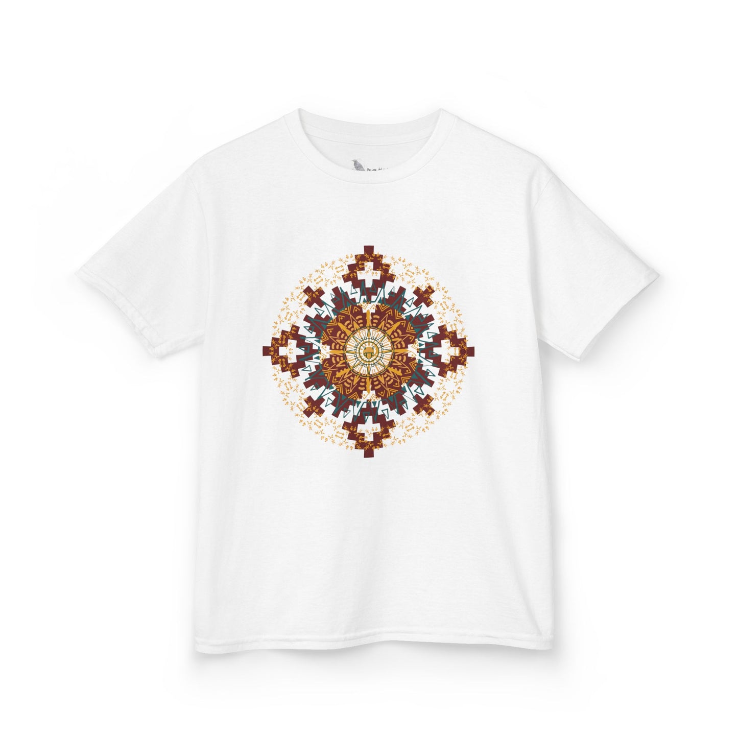 Ethnic Pattern Kids Tee, Fun Kids T-Shirt, Colorful Graphic Kids Tee, Festival Wardrobe, Unique Gift for Children
