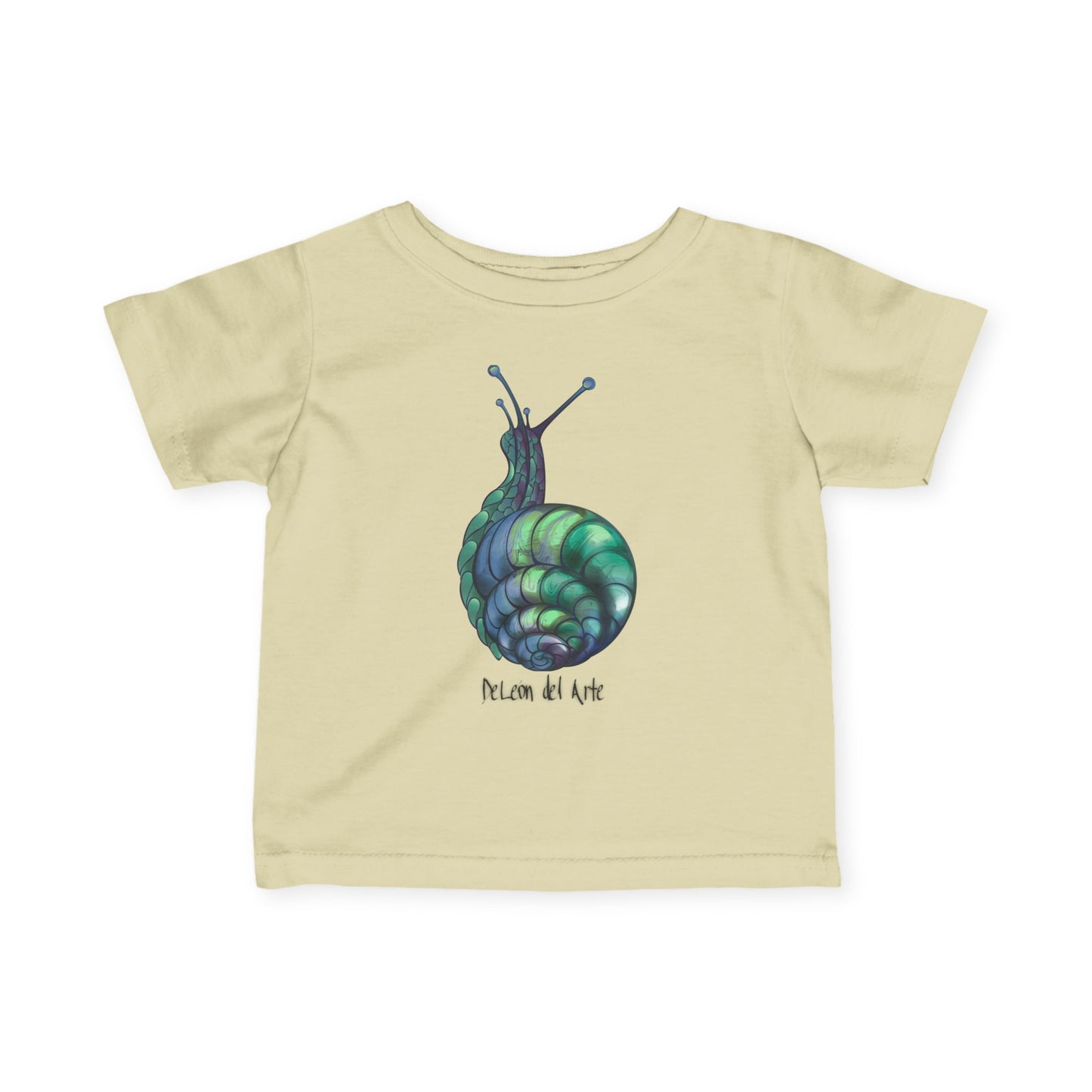 Snail Art Infant Tee, Cute Baby Shirt, Unique Toddler Clothes, Gift for New Parents, Nursery Outfit, Eco-Friendly Baby Apparel