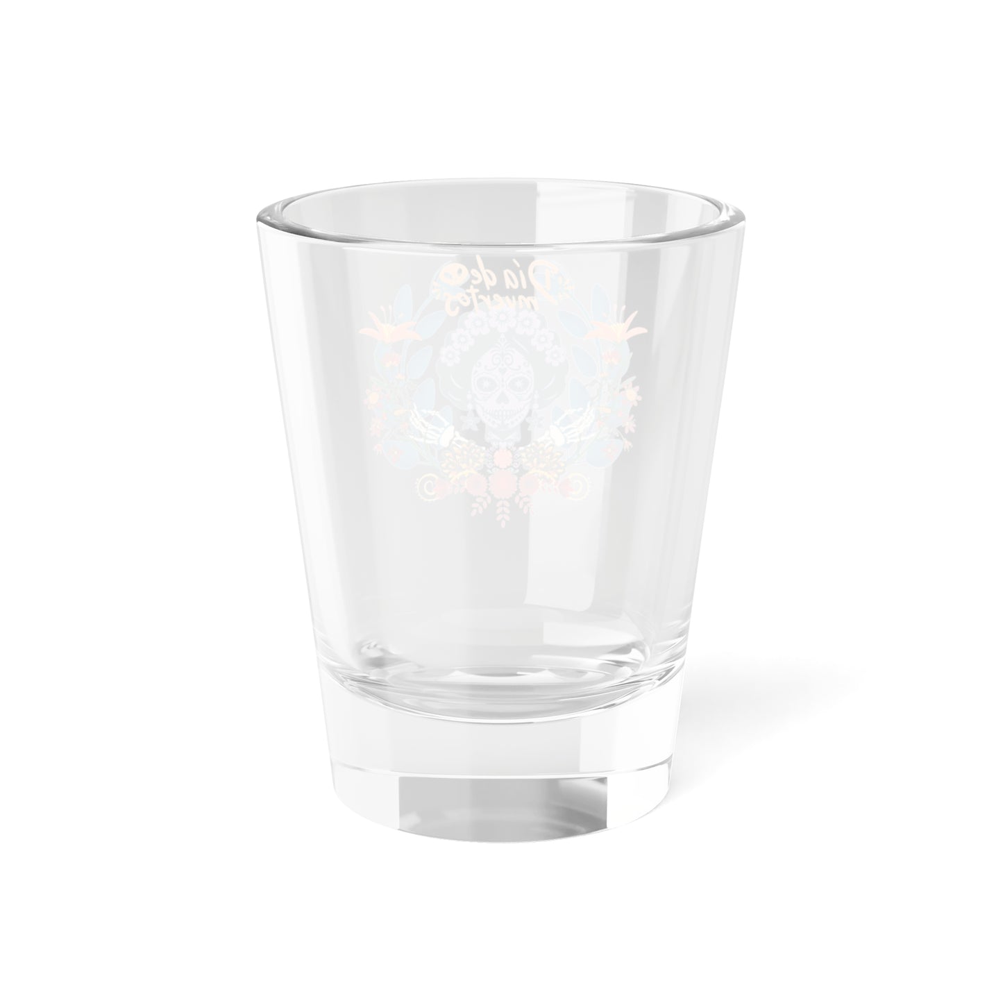 Festive Dia de los Muertos Shot Glass, 1.5oz | Unique Barware for Celebrations, Halloween, Parties, Gifts, Home Decor
