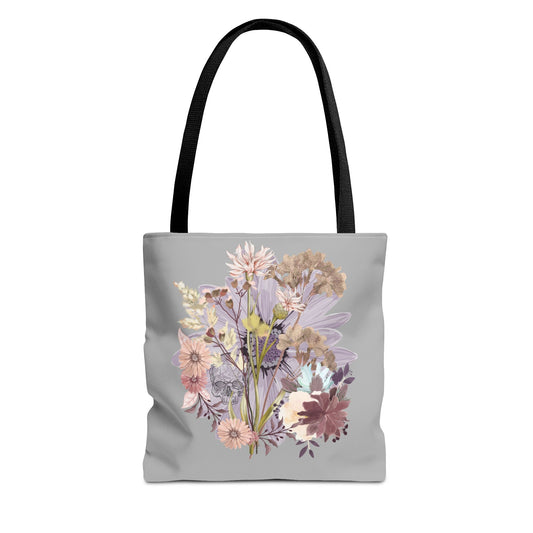 Floral Tote Bag - Vibrant Botanical Design, Spacious Shopping Companion, Eco-Friendly Gift for Nature Lovers, Perfect for Everyday Use