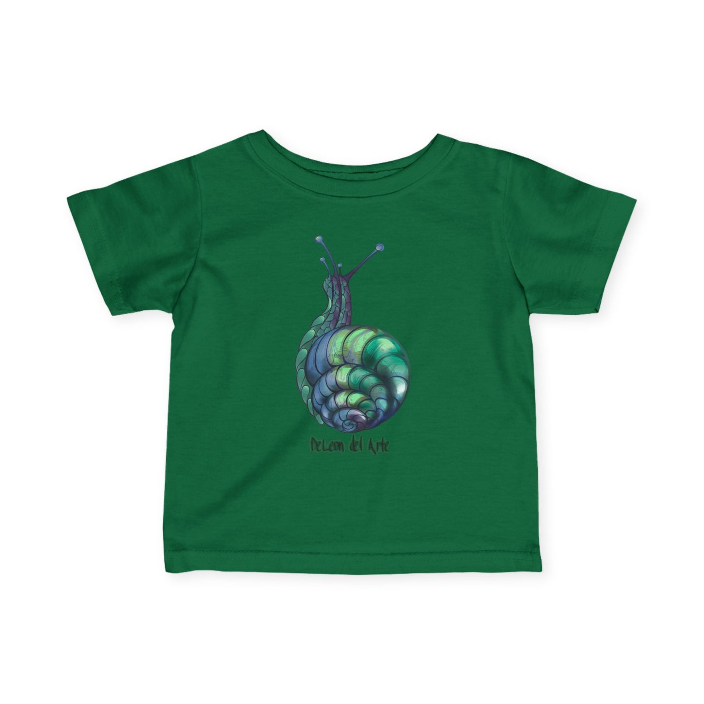 Snail Art Infant Tee, Cute Baby Shirt, Unique Toddler Clothes, Gift for New Parents, Nursery Outfit, Eco-Friendly Baby Apparel