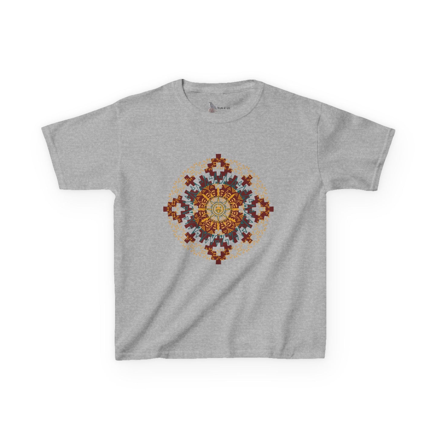 Ethnic Pattern Kids Tee, Fun Kids T-Shirt, Colorful Graphic Kids Tee, Festival Wardrobe, Unique Gift for Children
