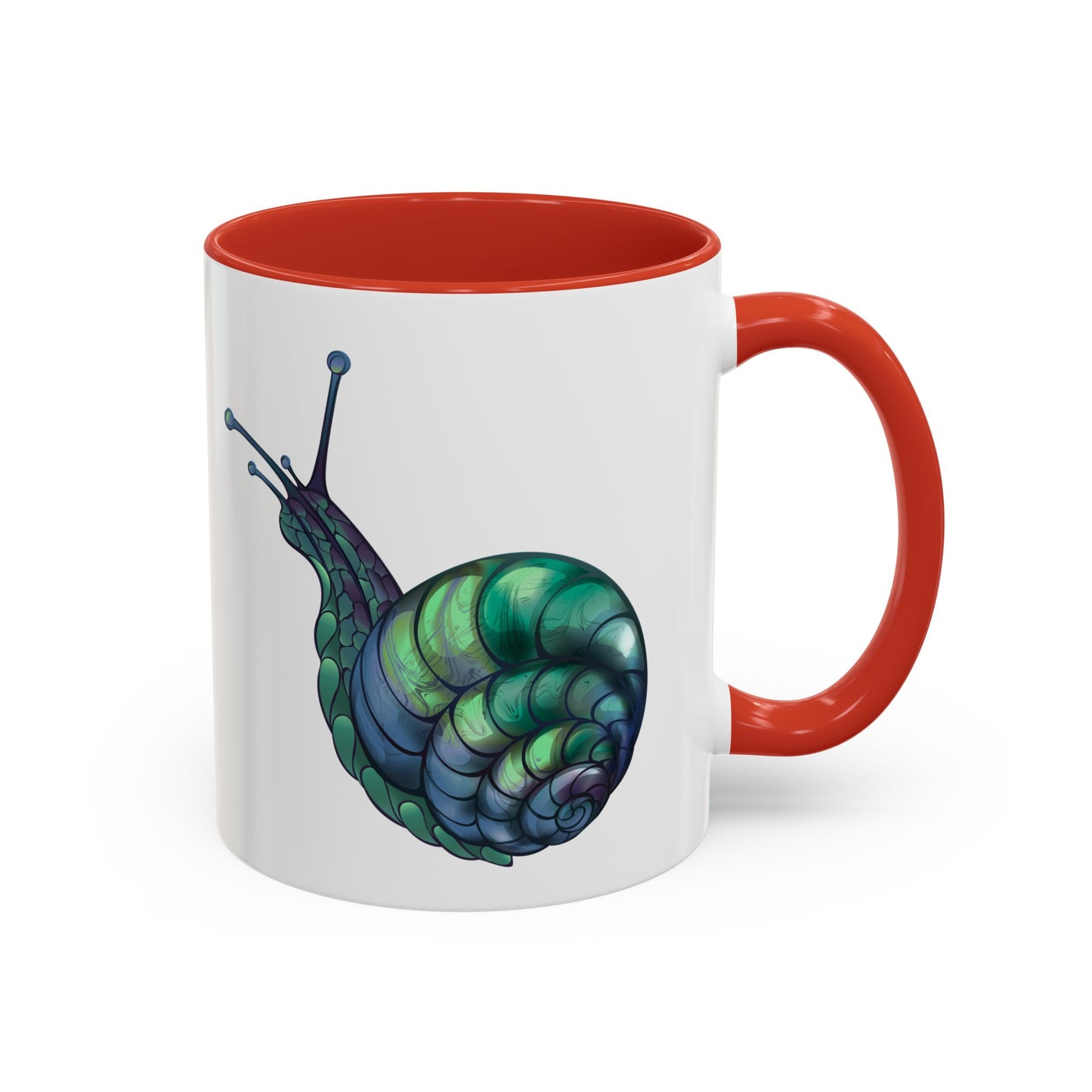 Whimsical Snail Accent Coffee Mug - Fun Gift for Nature Lovers, Unique Drinkware for Home, Snail Art Mug, Ceramic Mug for All [...]