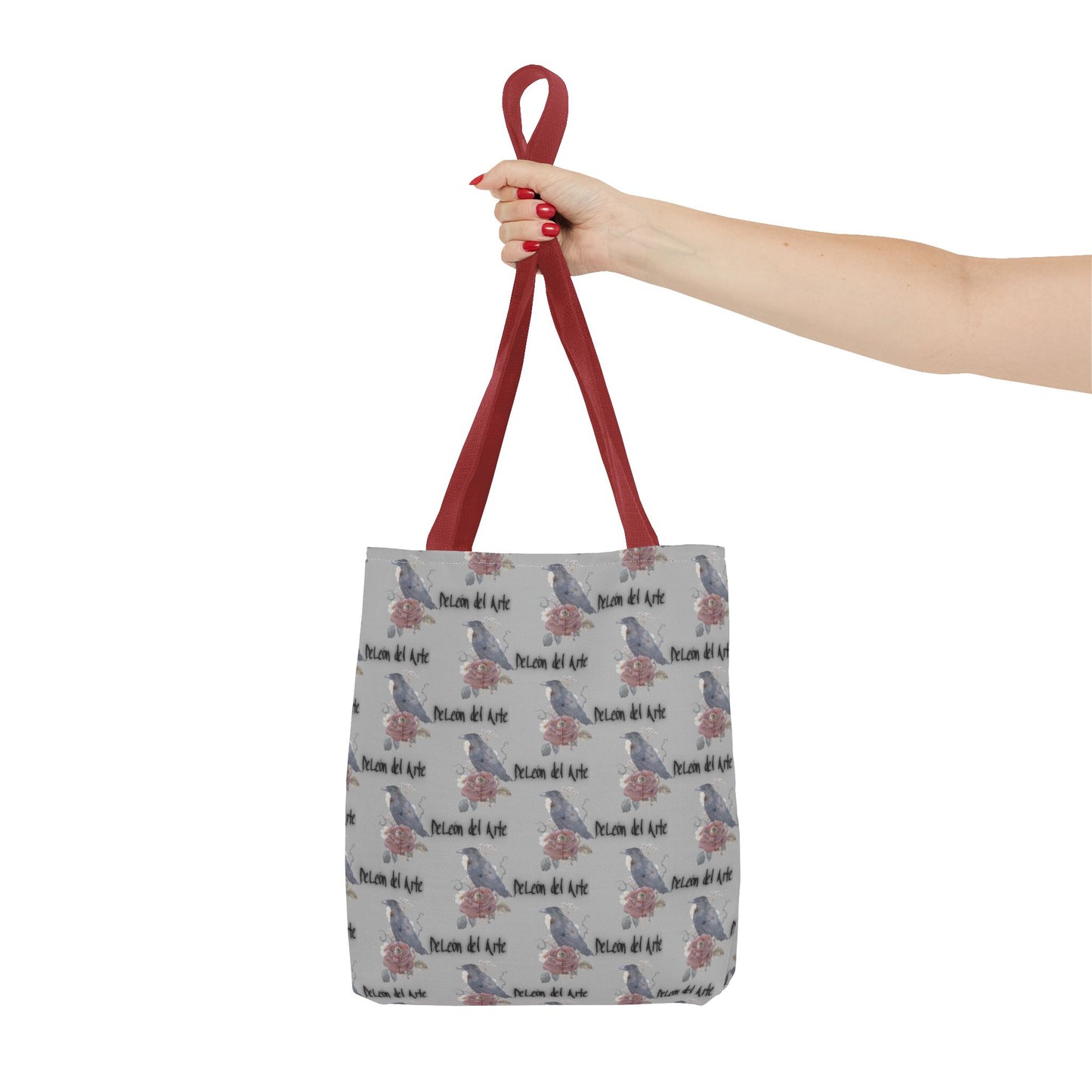 Charming Floral Tote Bag with Bird Design, Perfect for Casual Outings, Eco-Friendly Gift, Beach Bag, Everyday Carry-All