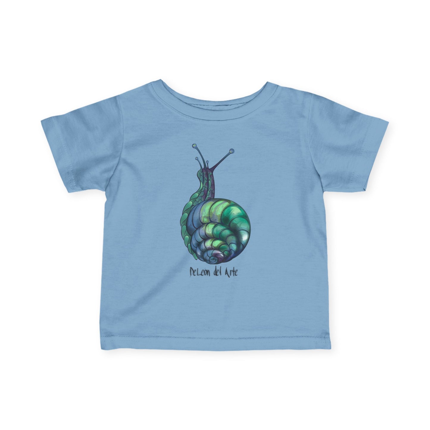 Snail Art Infant Tee, Cute Baby Shirt, Unique Toddler Clothes, Gift for New Parents, Nursery Outfit, Eco-Friendly Baby Apparel